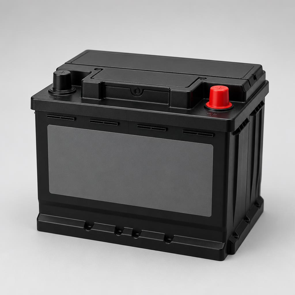 Plain unbranded rebuilt automotive battery